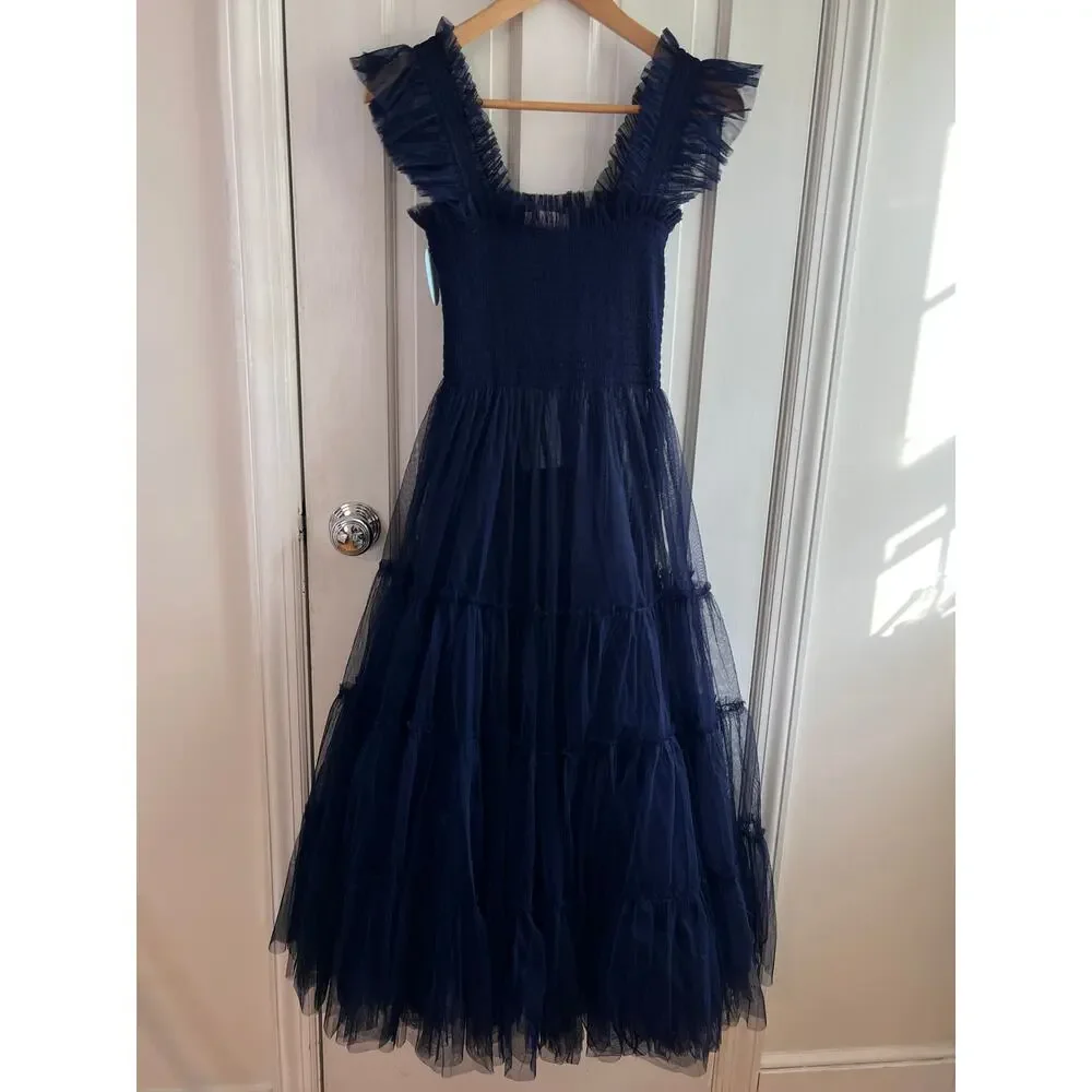 NWT Hill House Navy Tulle Ellie Nap Dress Small - ✨ Collector’s Edition 2024 ✨ - Picture 3 of 12